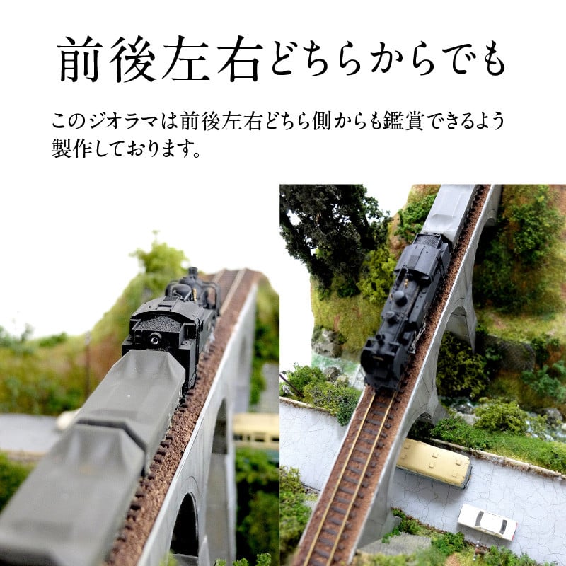 Nゲージ鉄道模型ディスプレイジオラマ 【堂山アーチ橋梁】 ミニチュア インテリア オブジェ 置き物 鉄道 旧国鉄 アーチ橋梁 雑貨 模型 手造り  ノスタルジック R08024 - 大分県大分市｜ふるさとチョイス - ふるさと納税サイト