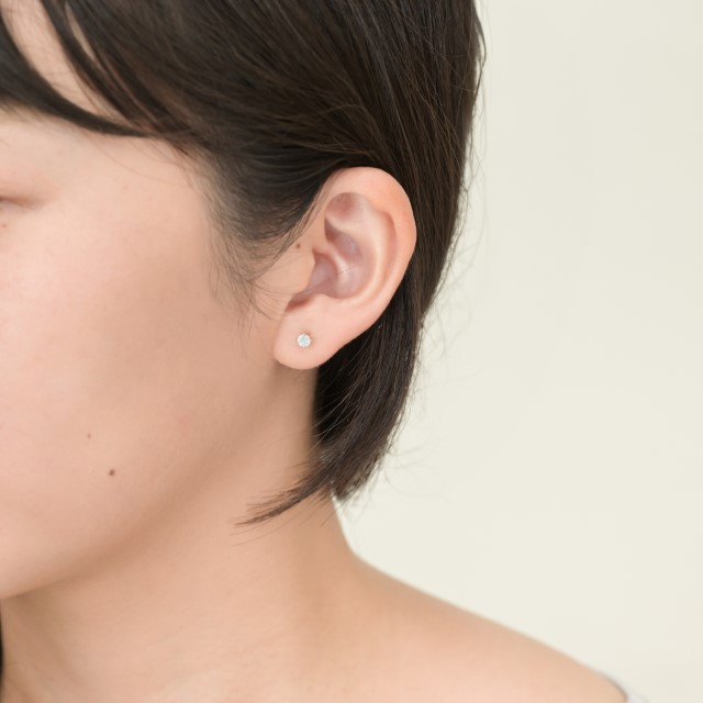 ふるさと納税 プラチナ Dカラー 0.2ctUP 4本爪 ダイヤ ピアス BPE-02024P 山梨県甲府市