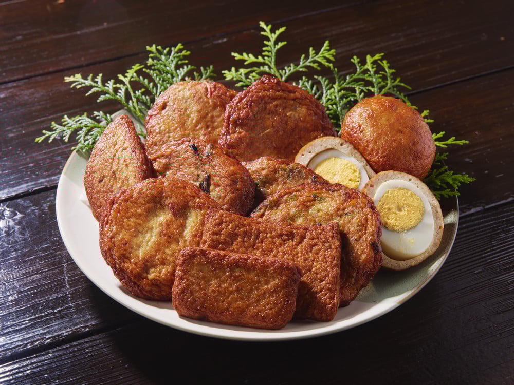 ほんのり甘く柔らかい食感のおび天