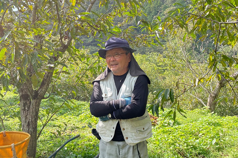 栗農家さんと協力して栽培に取り組んでいます