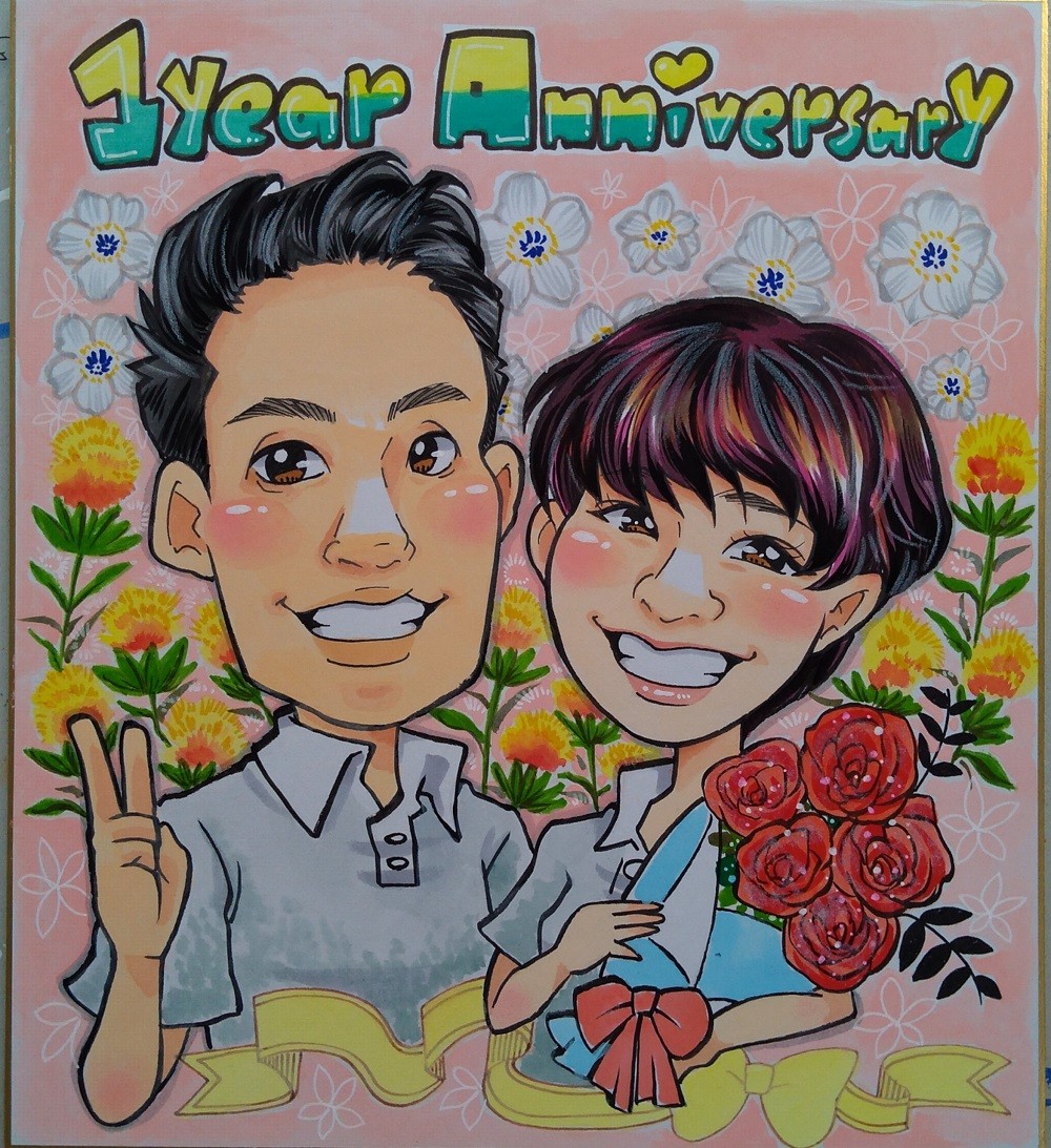 記念日に(2名様)※A4サイズではありません