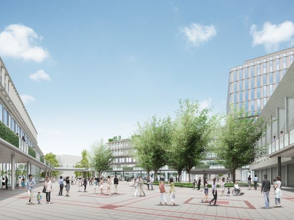 庁舎外観広場のイメージ