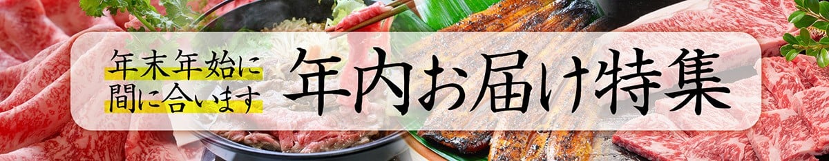 【まだ間に合う！年内発送特集】