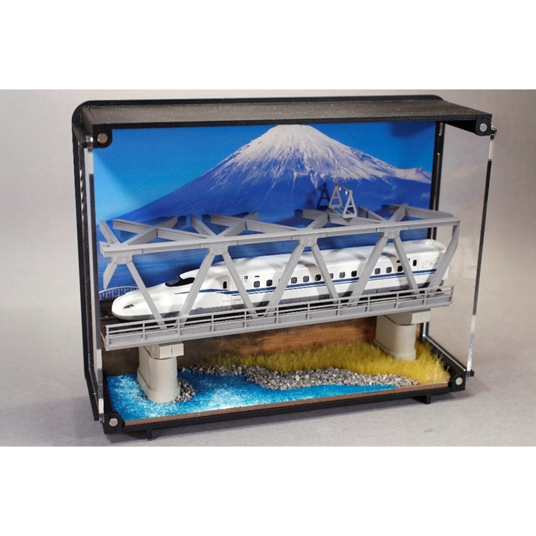 鉄道模型 走る情景(ジオラマ)シリーズ《N700S新幹線「のぞみ」》 東京