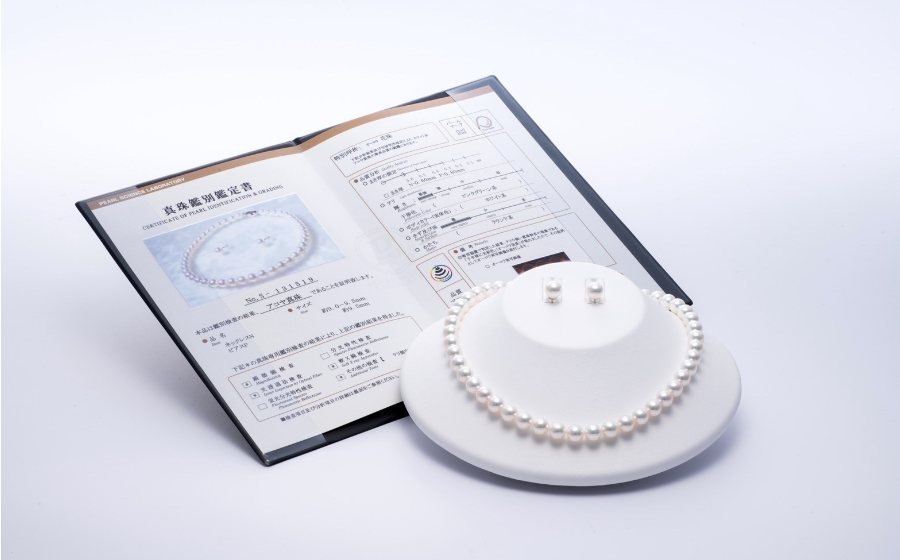 一生ものの真珠 オーロラ花珠 9-9.5mm