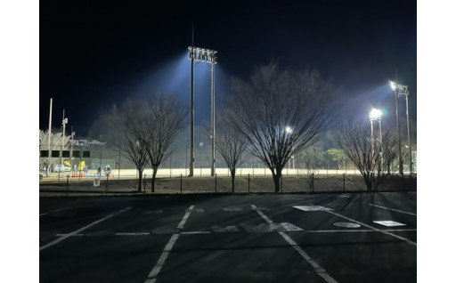 【竹田市・R4年度使い道報告】運動公園の照明をLED化しました！