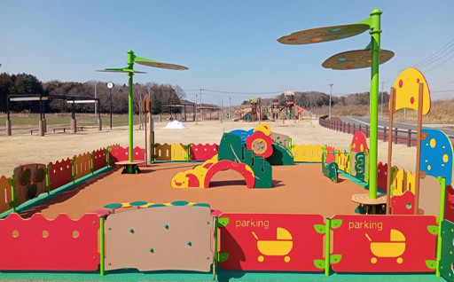 【子供たちが安心して遊べる公園へ 第3弾】大和駅北公園の遊具広場に新たな遊具を設置しました！