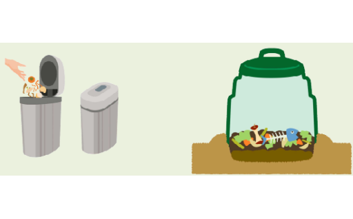 ごみ減量化のために生ごみ処理機等の購入に対して一部補助を行いました！