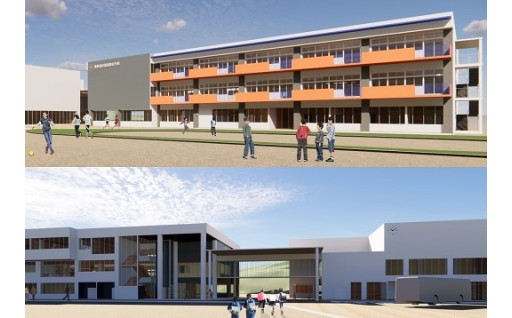 寄付金を活用して、義務教育学校の建設を進めています！