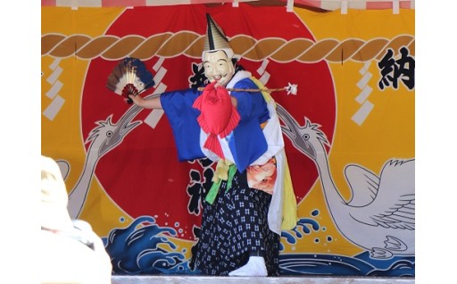 寄付金を活用して、伝統芸能「鵜鳥神楽」活動を支援しています！