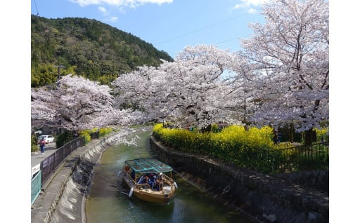 「日本遺産・琵琶湖疏水」の魅力創造事業
　　～「びわ湖疏水船」の航路延伸などを応援！～