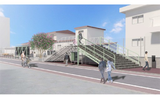 三鷹跨線人道橋跡ポケットスペースに関する事業