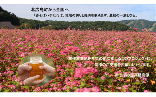 耕作放棄地を「幻の蜂蜜」の生産拠点へ（「赤そば蜂蜜」採取プロジェクト事業への支援）